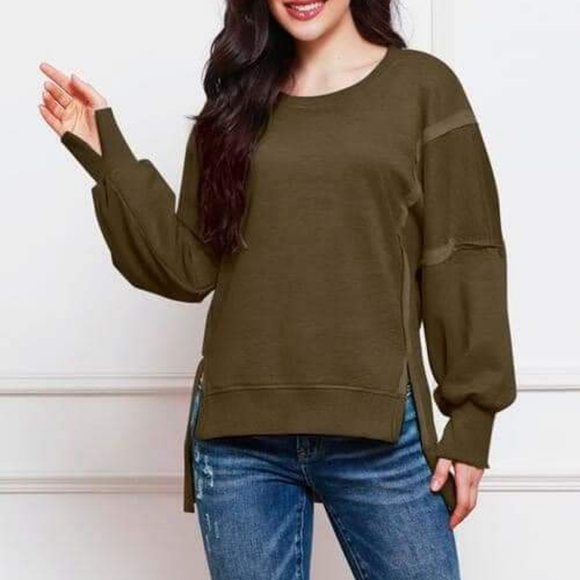 Heart and Soul high Low sweatshirt - Picture 8 of 8